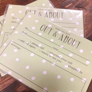 🌷NEW Out & About Notepads